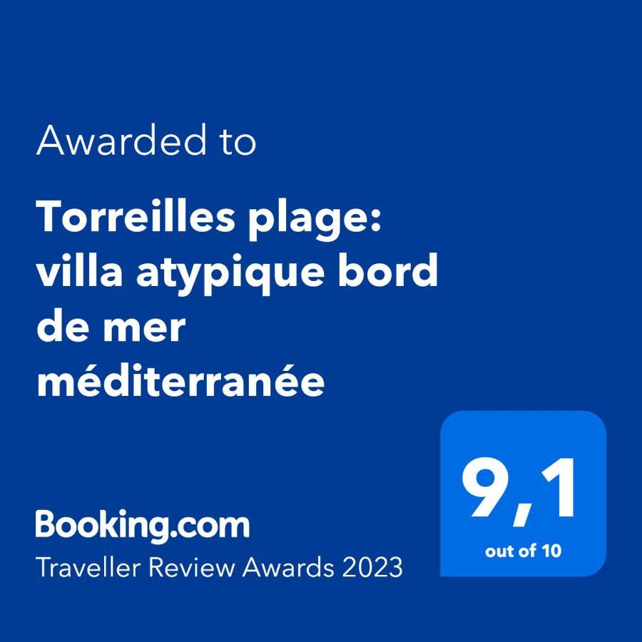 Torreilles Plage: Villa Atypique Bord De Mer Mediterranee Eksteriør bilde
